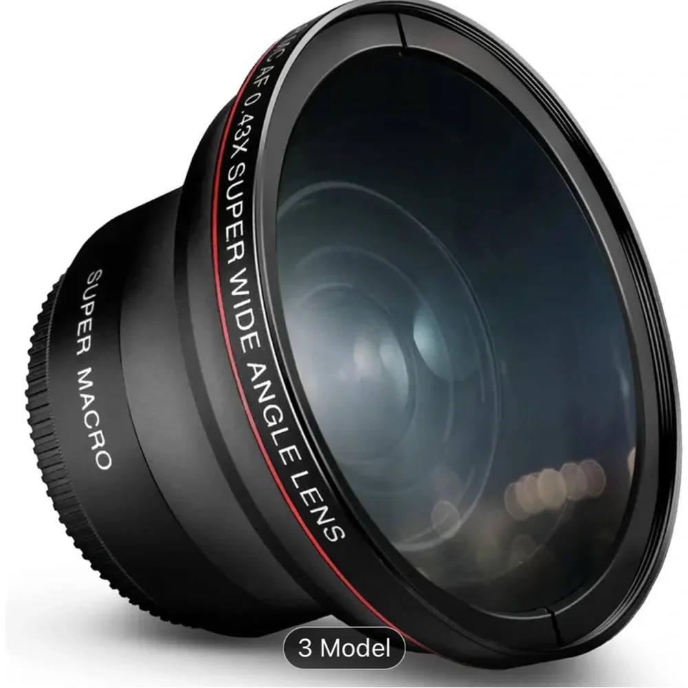 Super Macro Wide Angle Lens - Black